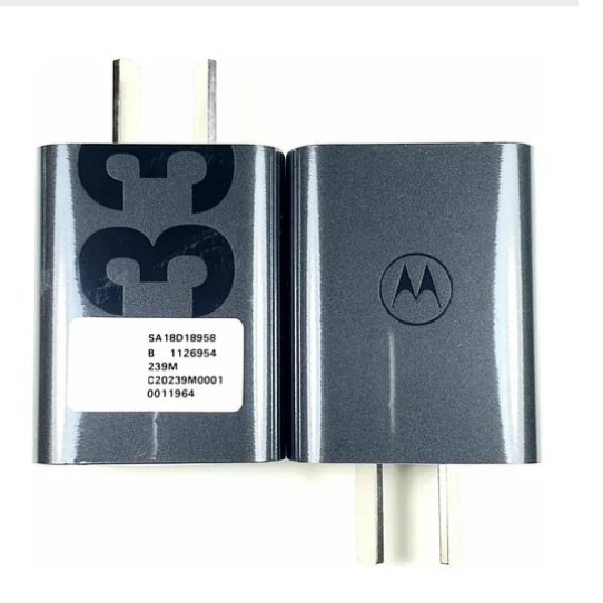 cargador 33w motorola original