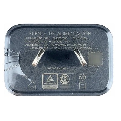 cargador 33w motorola original